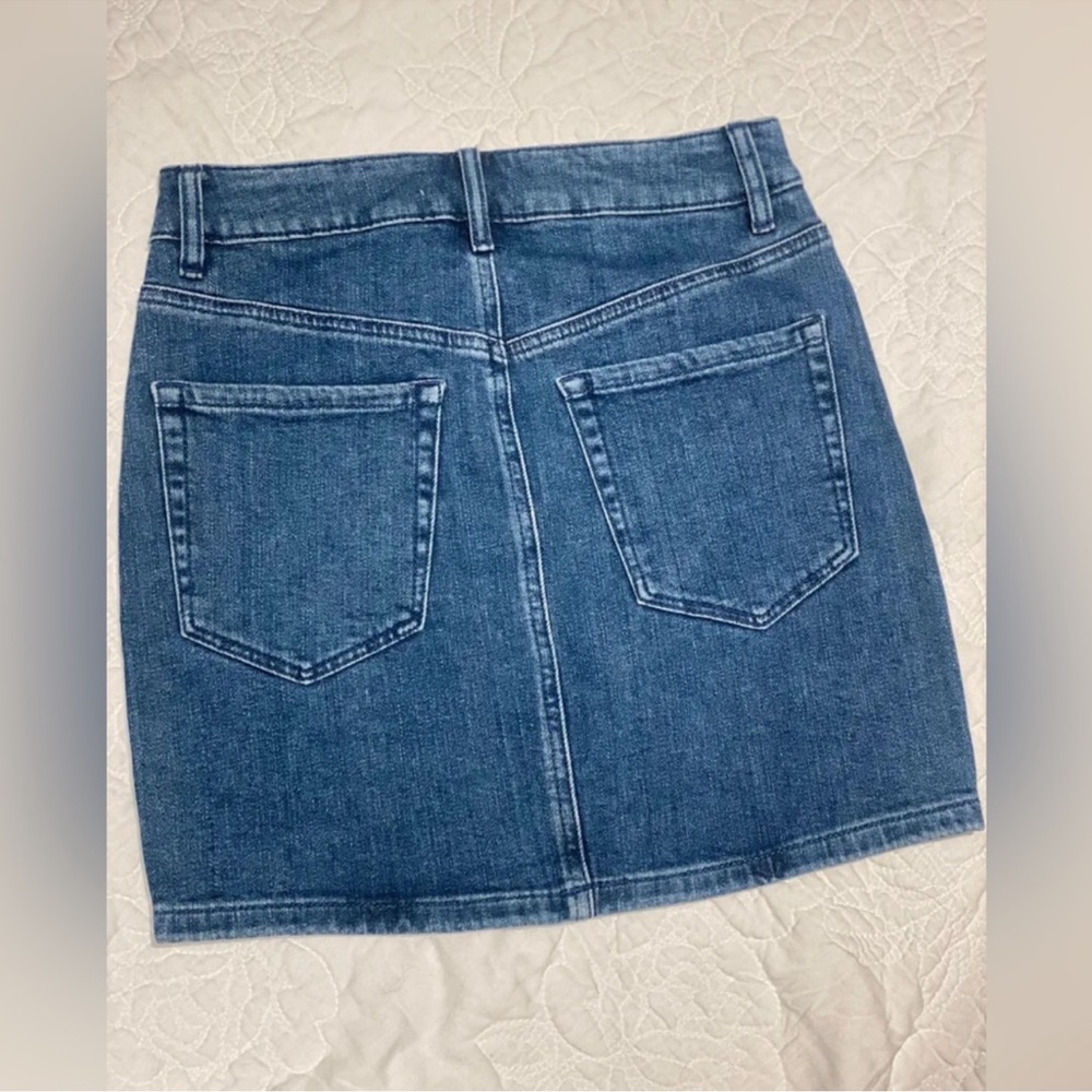 Garage Blue Denim Mini Skirt | NWT | XS Classic Jean Skirt - Picture 2 of 4